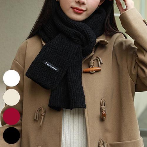 셀러허브 캐시니트베이직머플러 412R328S 빅사이즈 여성