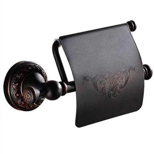 [엄지척]고급 블랙 검정 도금 욕실 휴지걸이_19573626_667501