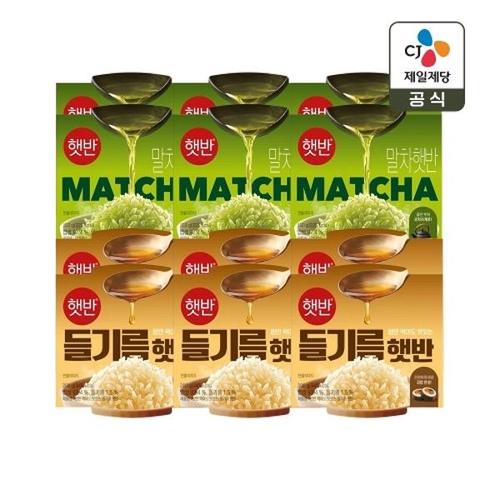 하프클럽 [CJ제일제당]햇반 말차햇반 150g x6개+들기름햇반 200g x6개