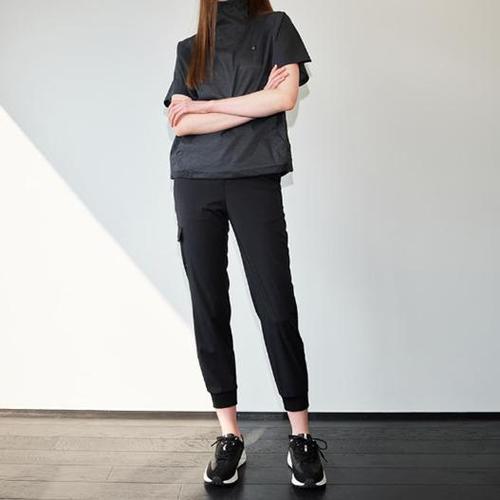 [엘르골프]여성  오버핏 점퍼형 우븐 티셔츠  6K-41352_US