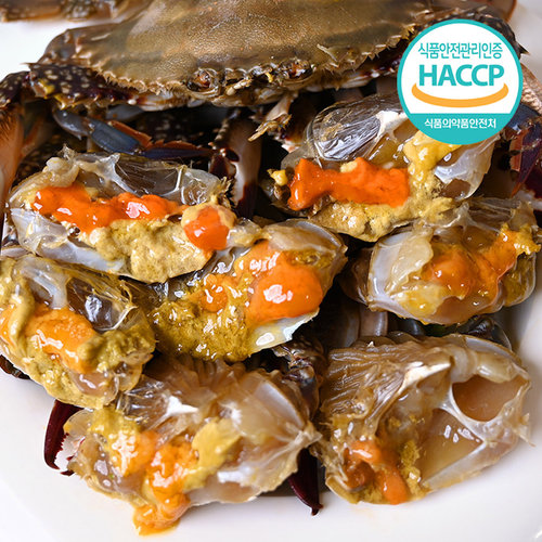 [연평도게장] 국내산 알배기 암꽃게 간장게장 2.5kg (3미)