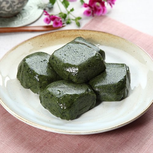 [천년취떡][푸드맛남] 강원도 정선 수리취 찹쌀떡 750g 15개 (선물상자)