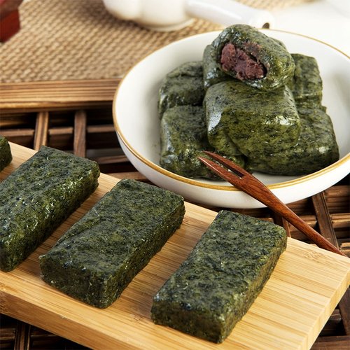 [천년취떡][푸드맛남] 강원도 정선 수리취떡 혼합 750g 15개 (인절미8/찹쌀떡7/선물상자)