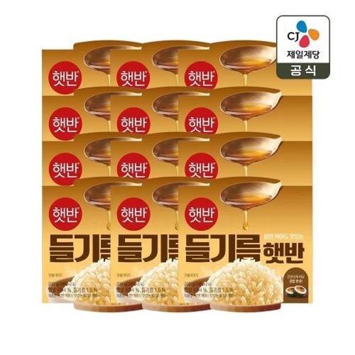 하프클럽 [CJ제일제당]햇반 들기름햇반 200g x12개