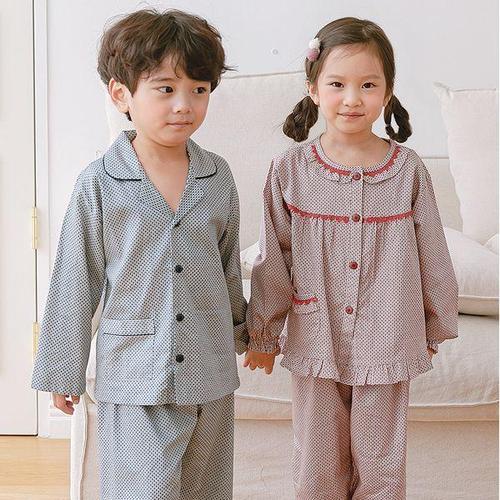 [토토와모모]국산 유아 아동 잠옷 주니어 파자마 M클로버(순면)