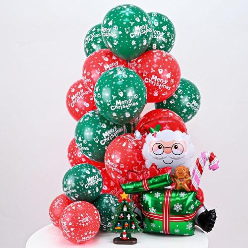 조이 30cm 크리스마스 풍선 메리혼합 50개입 WFG2N83