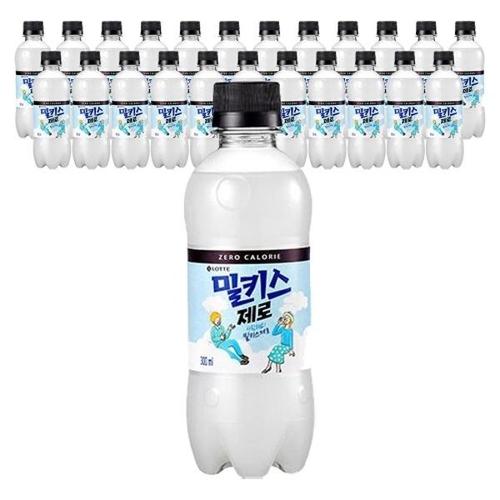 [롯데칠성음료]롯데 밀키스 제로 300ml x 24PET_19606522_587845