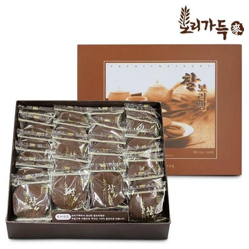 한화갤러리아㈜ 갤러리아_[푸른들] 초코 찰보리빵 선물세트 18개입 / 개당 30g / 무보존료