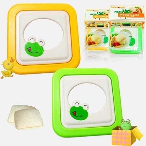 BDM 키친아이템 개구리 샌드위치메이트 사각 택1개