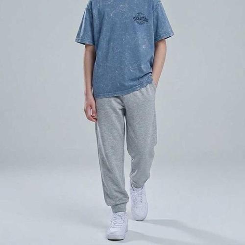 셀러허브 행텐틴즈 동백01 더블페이스 조거팬츠_멜란지그레이  14580-038-602-09-055