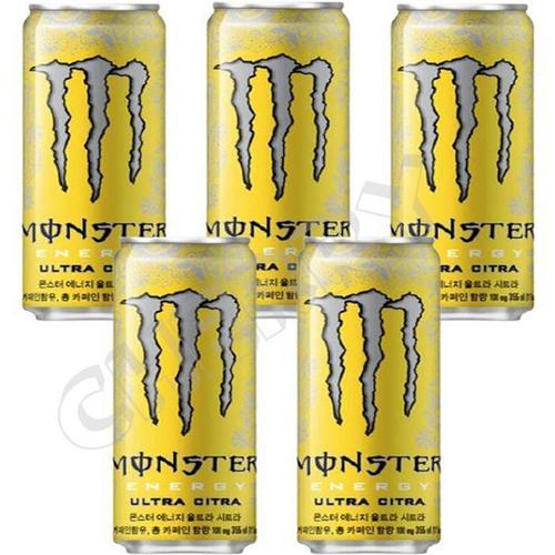 [코카콜라]몬스터 시트라 노랑 355ml 24개 박스안심포장 몬스터캔 (14942224)