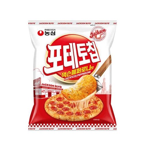 [농심] 포테토칩 잭슨페퍼로니맛 (50g x 1개)