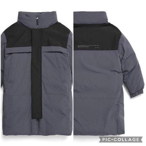 [블랙야크키즈]아동용 블록배색 롱기장 다운점퍼 파커L다운자켓 1BKPAW2920_IC