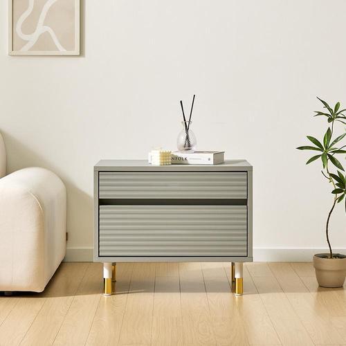 베티 템바보드 투서랍 거실장 협탁 600