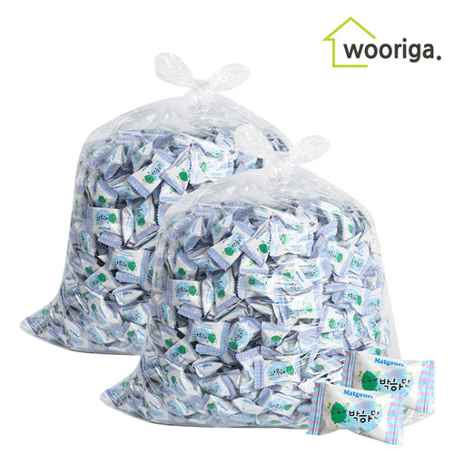 [(주)맛고을식품][우리가스토리] GG 박하맛 캔디 D 4kg 2봉 대용량사탕