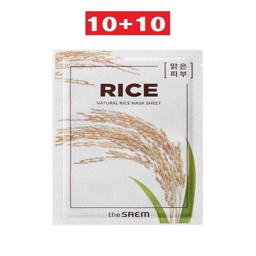 [더샘]내추럴 쌀 마스크 시트_(맑은피부)_US