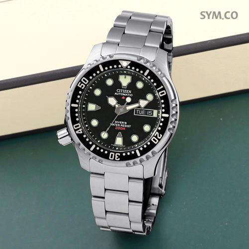 시티즌 NY0040-50E 프로마스터 마린 시리즈 다이버 오토매틱 남자 메탈 시계 d