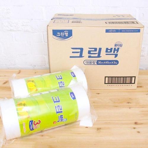 BOX 크린백 롤타입 대용량 (30x45cm) 3kg 6개입 WC6DDEB