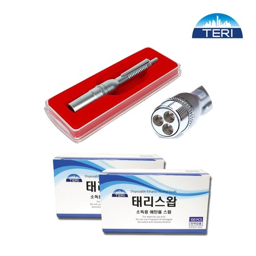 TG 삼침 무통 채혈기(3구 사혈기)+알콜솜 200매