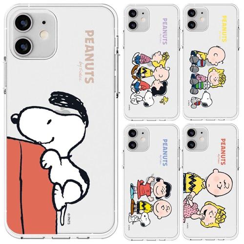 아이폰13프로 스누피 투게더 투명 젤리케이스 WE41411