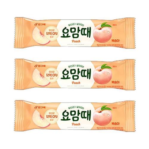 빙그레 요맘때 바 복숭아 40개 요맘때 복숭아 아이스크림 복숭아맛아이스크