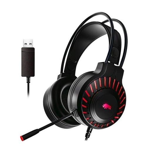 오너클랜 RGB 게이밍 헤드셋 가상 71채널 헤드셋 스테레오 PC용 게이밍 헤드폰 WFIPP74