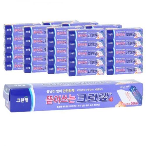 BOX 크린랲 뜯어쓰는 크린랩 (30cmX50m) 30개입 WC6DDD3