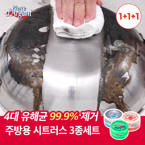 [3종세트구성] 피에르다르장 프랑스 직수입 국민 만능 청소세제 다목적세정제 멀티클리너300g 3개입