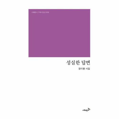 성실한 답변 - 시와반시 기획시인선 38