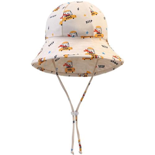 [삐까부]자동차 유아 아기 키즈 썬블럭 유아 수영모자