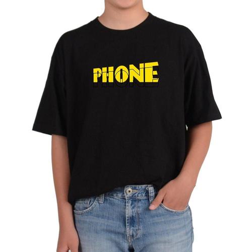 길단 반팔 USA핏 전화를 걸어줘요 PHONE그림 다양한색상 전사이즈 WFKQ0HV