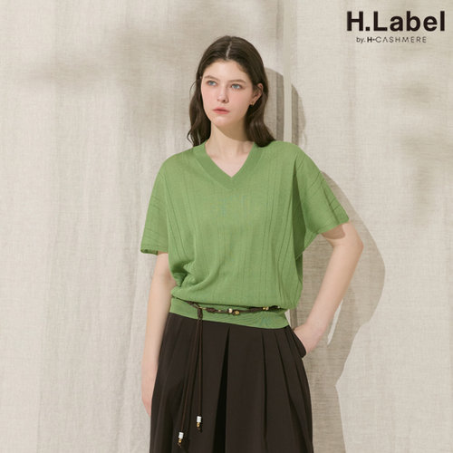 [최저가][H.LABEL] LINOIR 26SS 린넨 블렌디드 돌먼 니트 3종 + 이너탑 1종 4