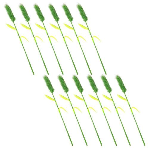 고양이 낚시대 민크 털 장난감 사냥놀이 12P 강아지풀 막대 (WFJZJSI)