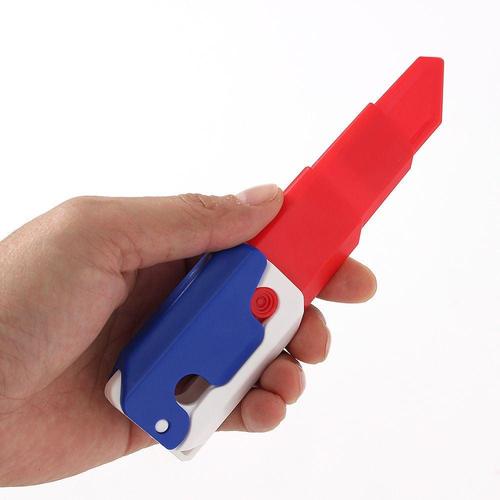 알티피아 마이픽 3D 3단 토이나이프(화이트+블루) 중력당근칼 WD46F1B