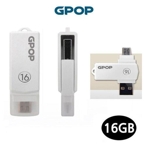 오너클랜 플래쉬 GPOP 16G OTG 메모리 USB 드라이브 WFJJWLP