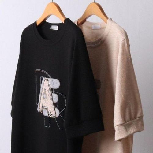 에이치플러스몰 306I542S 알파벳 A 레이스 빅사이즈 반팔티 WD7008C