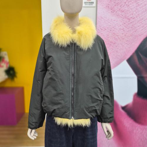 [베네통]베네통 카네 폭스벨리 숏패딩 BAPD59461 KA