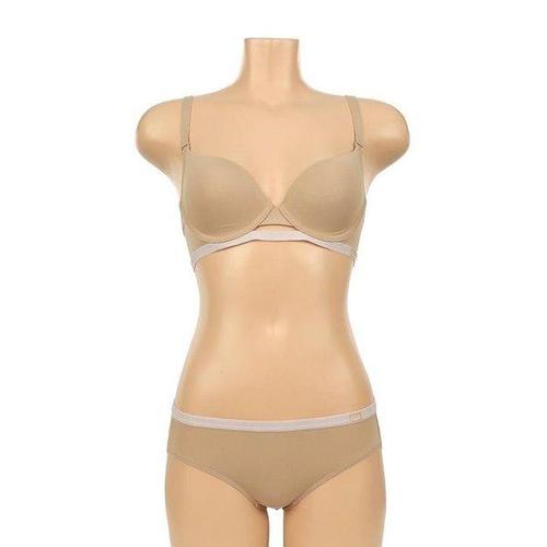 갤러리아_ELLE)스킨 캐주얼 스트라이프 밴드브라팬티세트(EDWBR232SK/EDWBP232