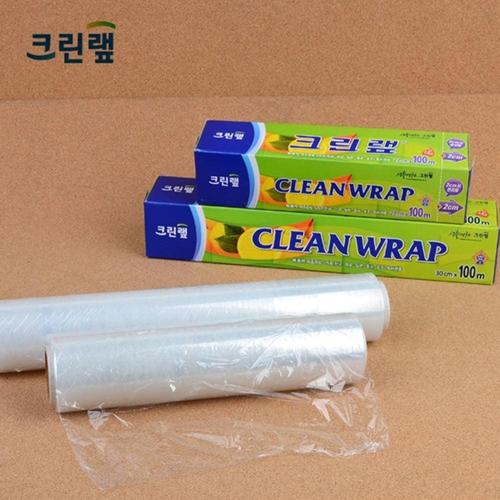 크린랩 일회용 랩 비닐랩 롤백 비닐 100M x 22 30cm WC3F91A