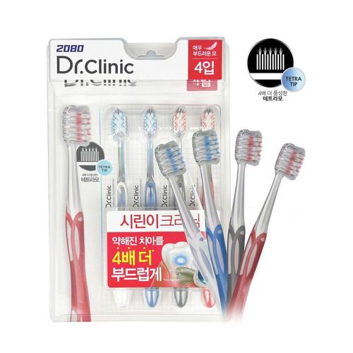알티피아 닥터크리닉 시린이 칫솔 4개입 시린니전용 -O (WA99DE9)