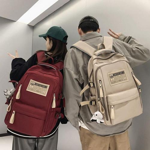 [XBHI1ION]남녀 대학생 백팩 캐주얼 데일리가방 클래식한
