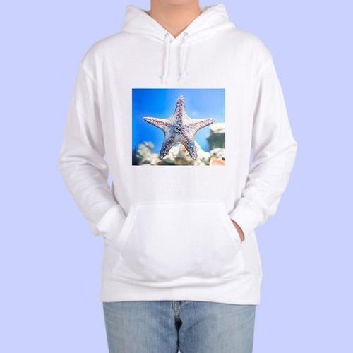 [BZJL4SOZ_4C]헤비후드티 전색상 불가사리 해양생물 그림