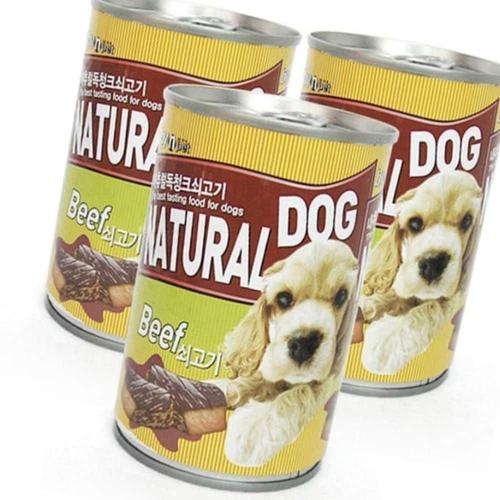 강아지 소고기 영양캔 400g 반려견 특식 건강 간식 가공식품 (WFJC6EM)