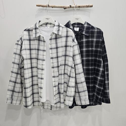 [행텐주니어][시흥모다]행텐주니어 데일리 시어서커 체크 셔츠셔켓남방 14570-120-404-68_SH