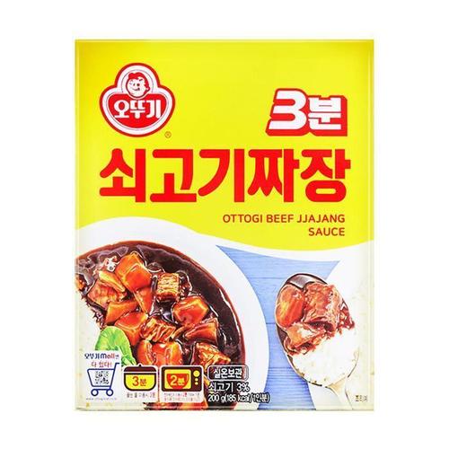 [대용량과자][가공식품]오뚜기 3분쇠고기짜장 200gx2 (44884066)