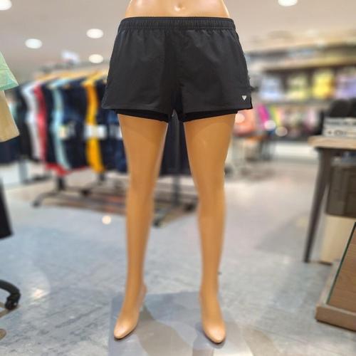 [퀵실버]기간할인상품 록시  여자 래쉬가드 레이어드 보드숏  RF21BS086-BLK  MA