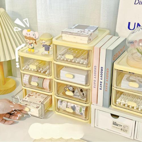 데스크셋업 미니 서랍 데스크 오거나이저 책상 사무실 꾸미기 다꾸용품 보관함 2단