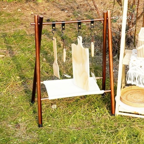 고르소 감성 캠핑 우드 인디언 행어 -빈티지