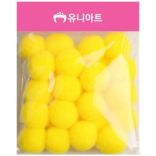JMds 유니아트 1000 퐁퐁 25mm (노랑) WFKJ8TV