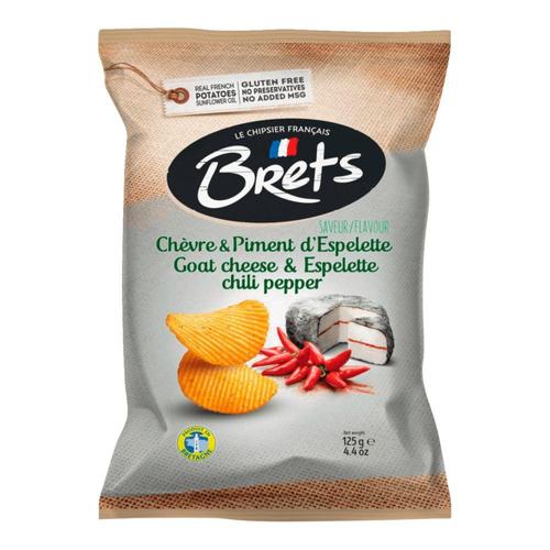 [해외] 브렛츠 Brets 스낵 감자칩 염소치즈 & 에스펠렛 페퍼 125g